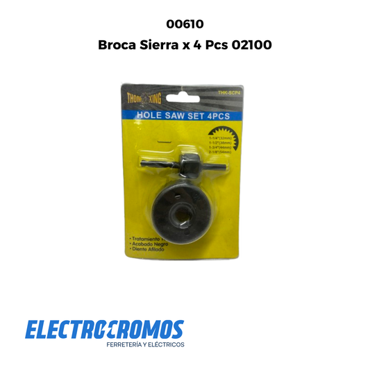 Broca Sierra x 4 Pcs 02100