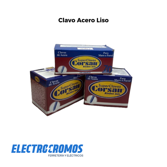 Libra Clavo Acero Liso