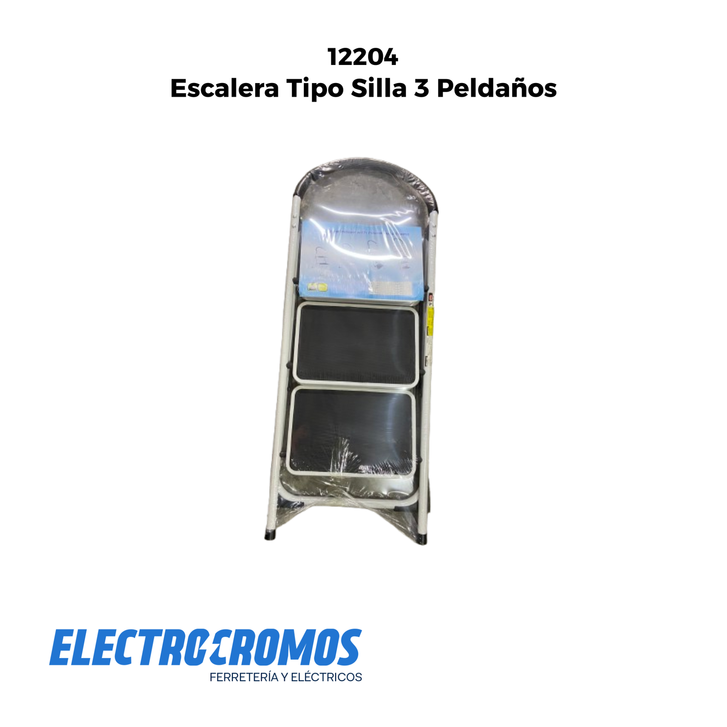 Escalera Tipo Silla 3 Peldaños