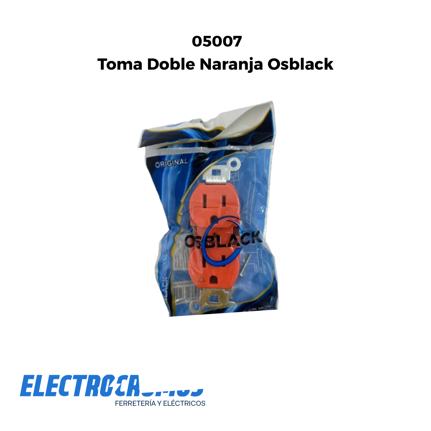 Toma Doble Naranja Osblack