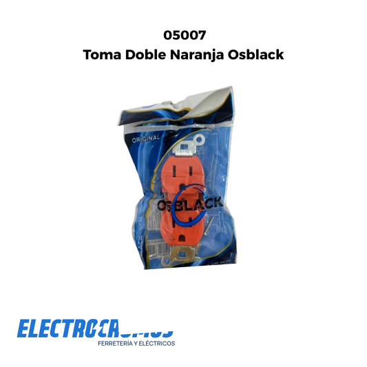 Toma Doble Naranja Osblack