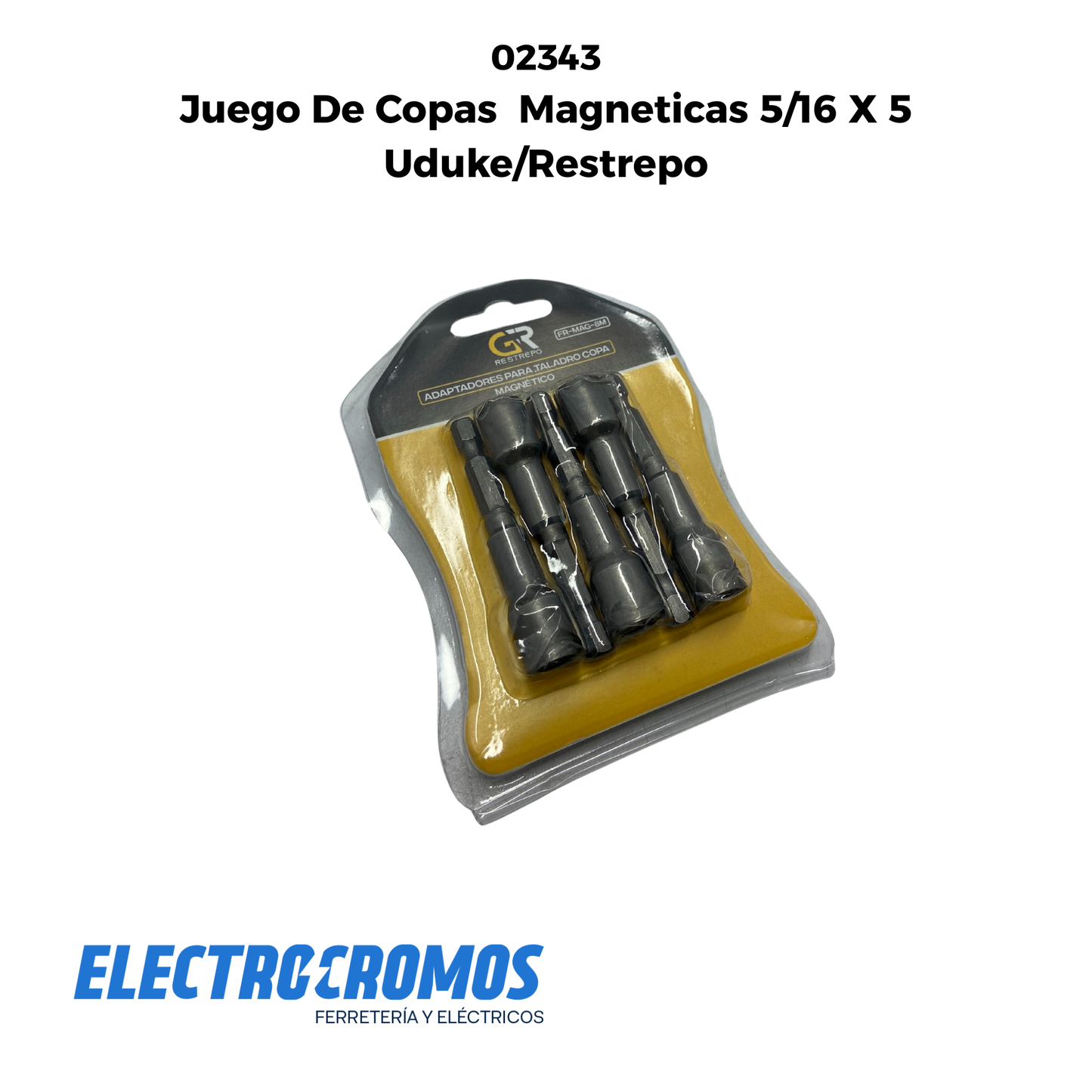 Juego De Copas  Magneticas 5/16 X 5 Uduke/Restrepo