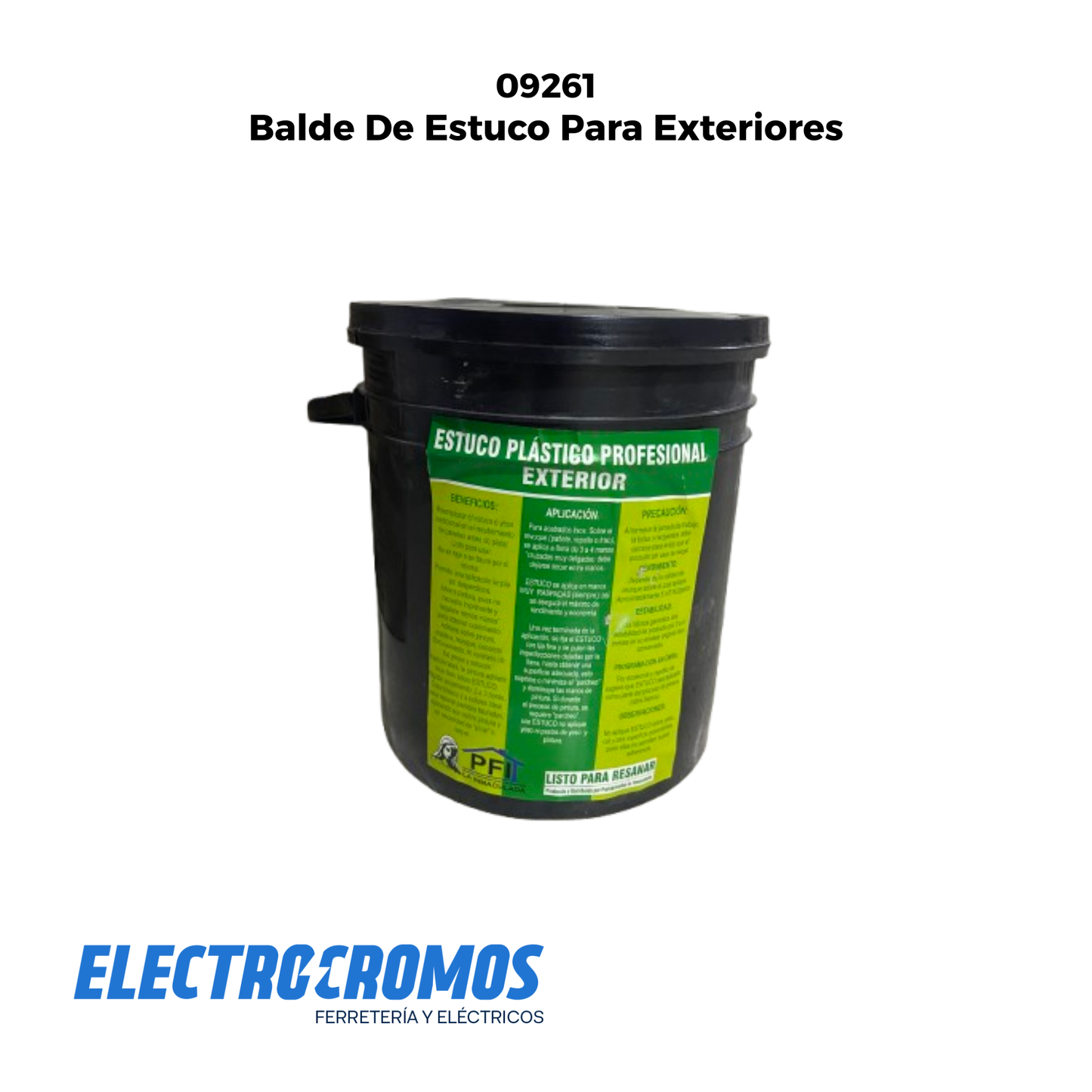 Balde De Estuco Para Exteriores