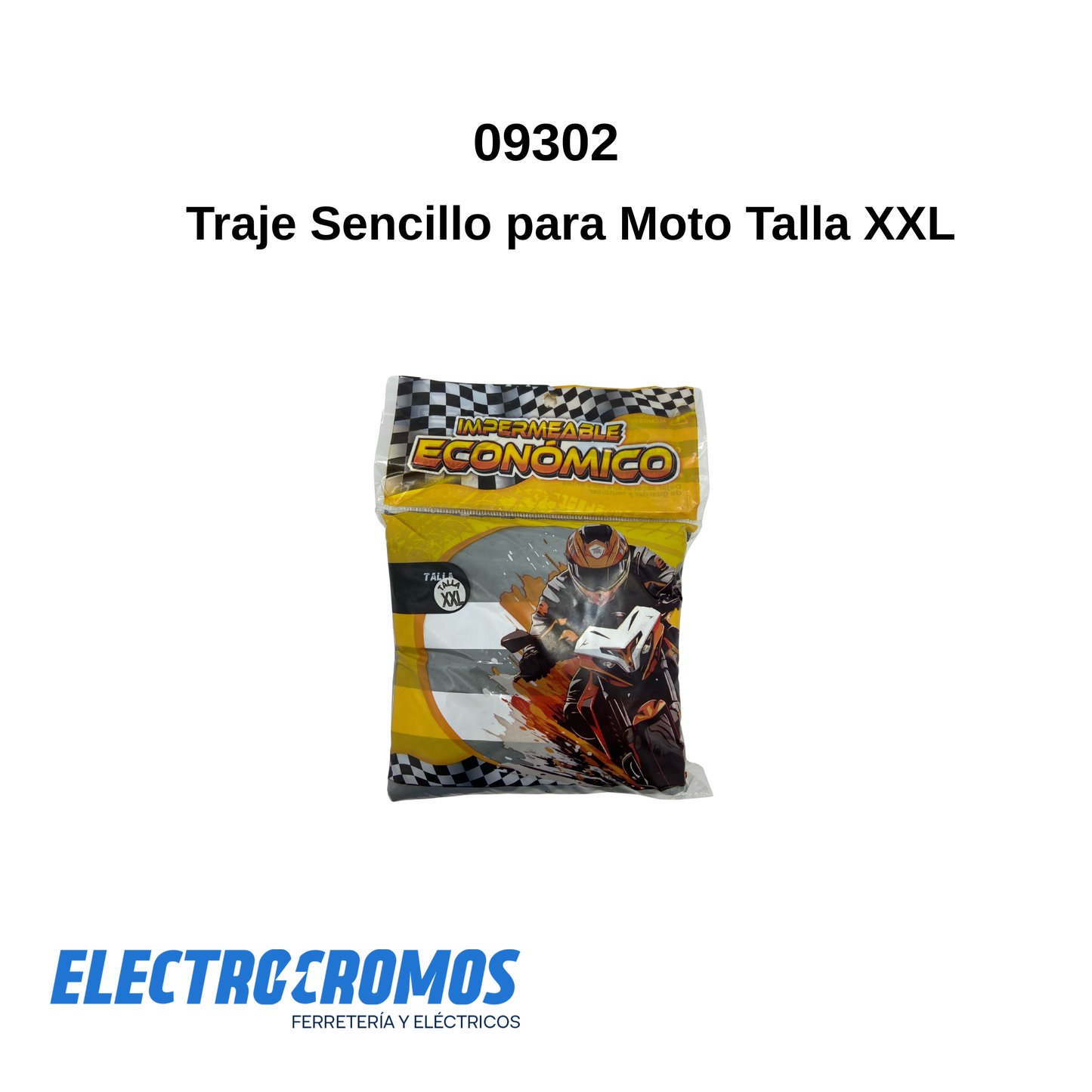 Traje Sencillo Para Moto Talla XXL