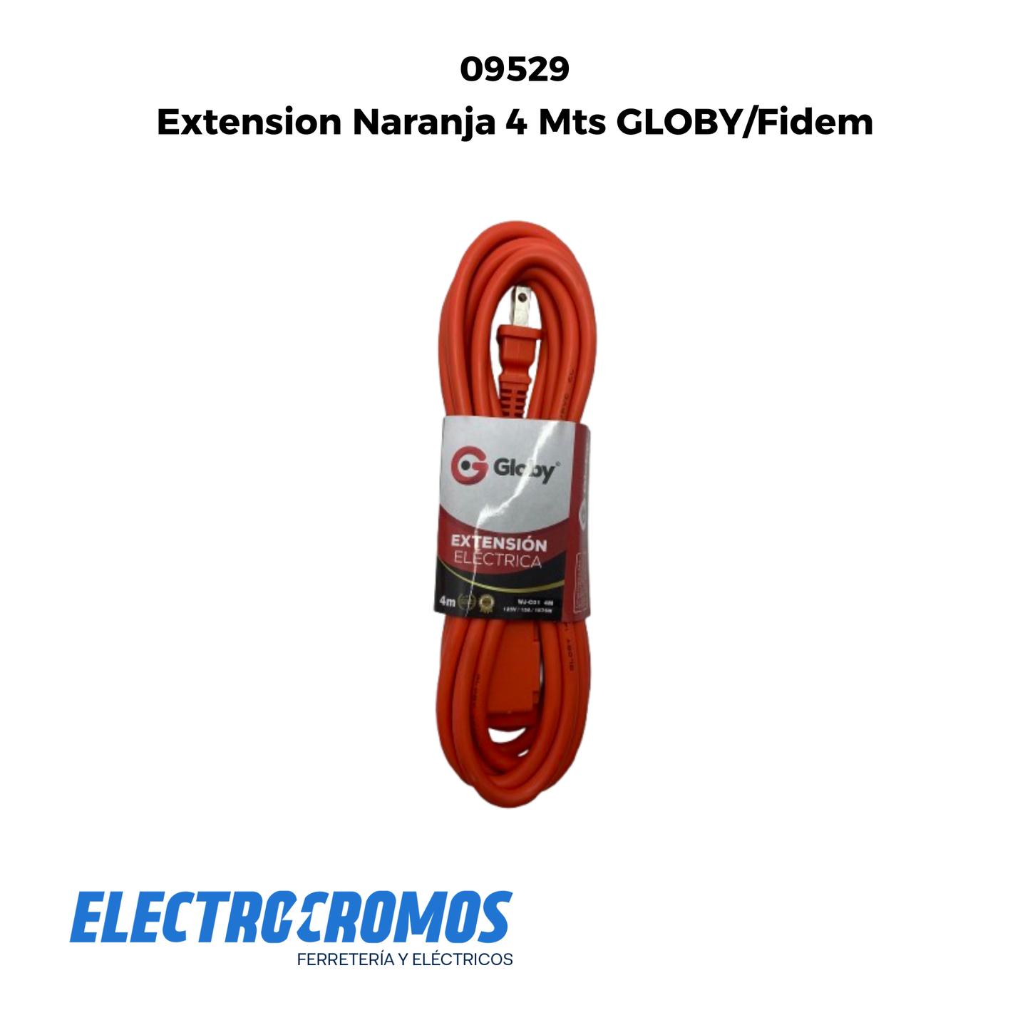 Extension Naranja 4 Mts Globy/Fidem