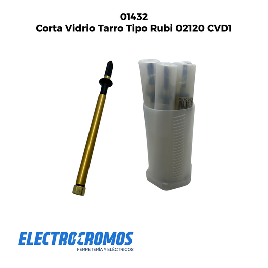 Corta Vidrio Tarro Tipo Rubi 02120 CVD1