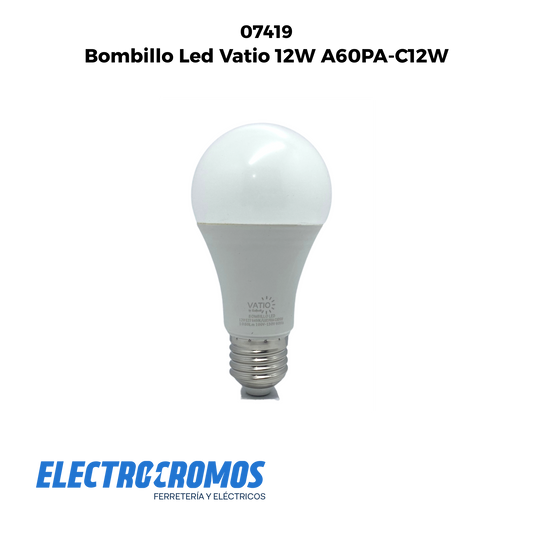 Bombillo Led Vatio 12W A60PA-C12W