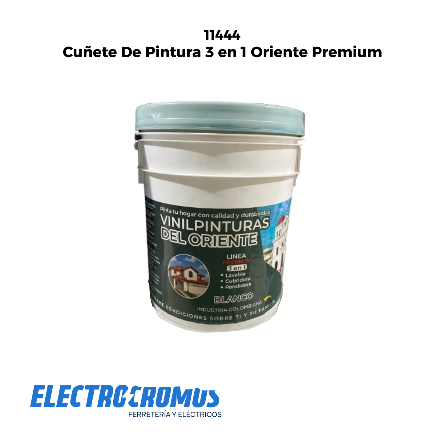 Cuñete De Pintura 3 en 1 Oriente Premium