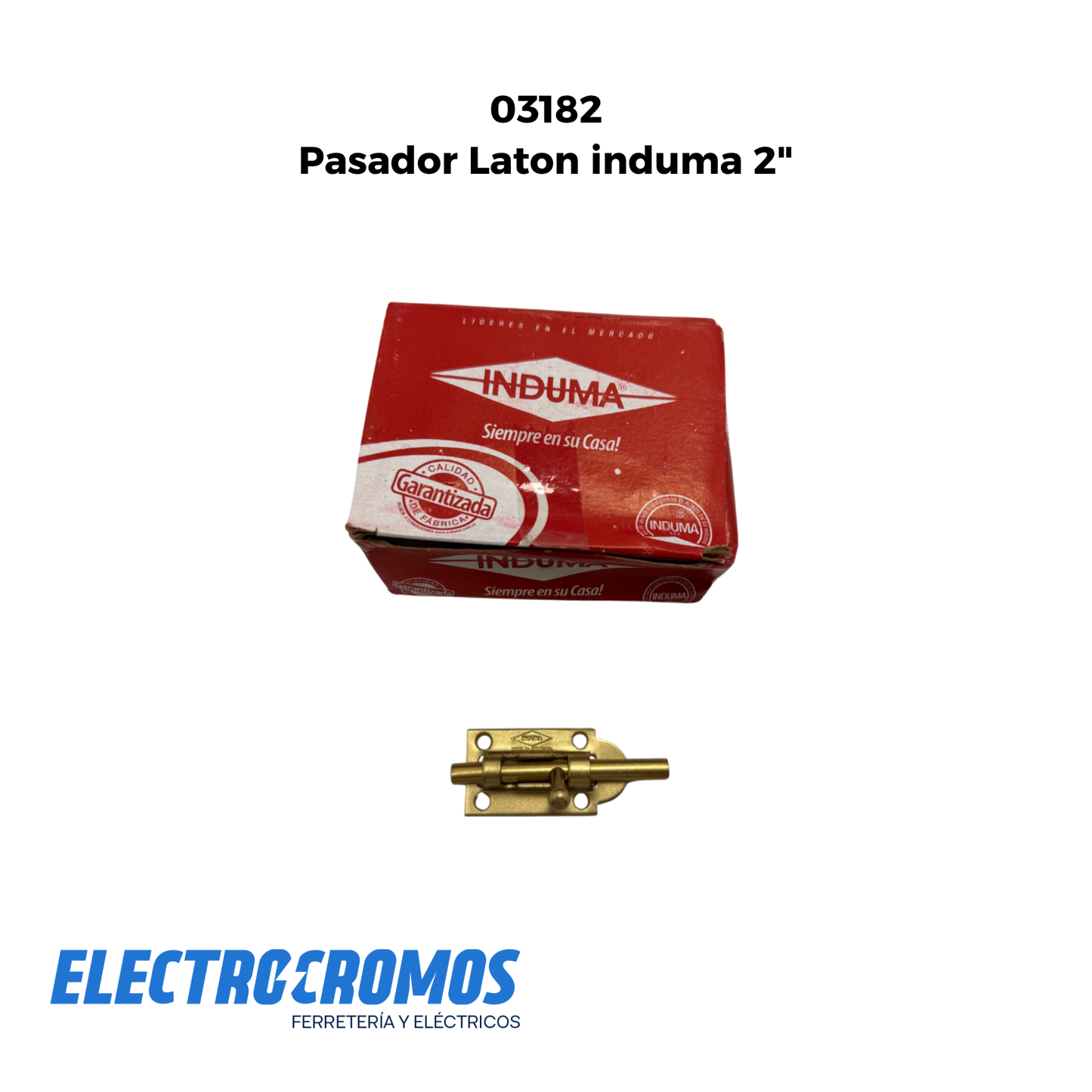 Pasador Laton induma 2"