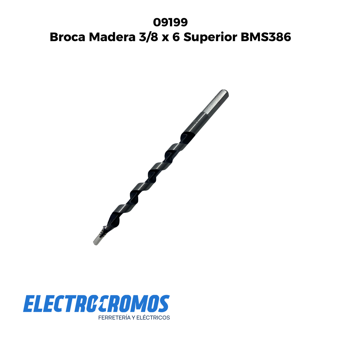 Broca Madera 3/8 x 6 Superior BMS386