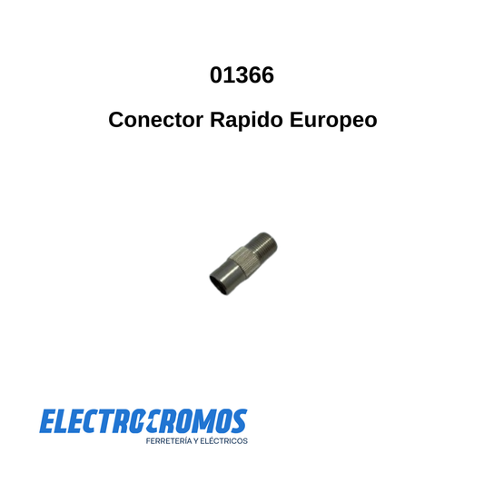 Conector rapido Europeo