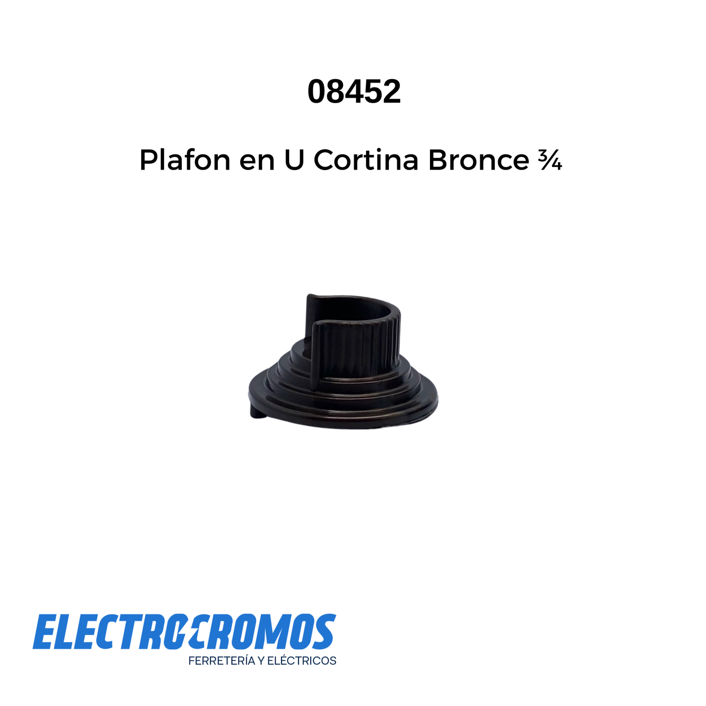 Plafon en U Cortina Bronce ¾