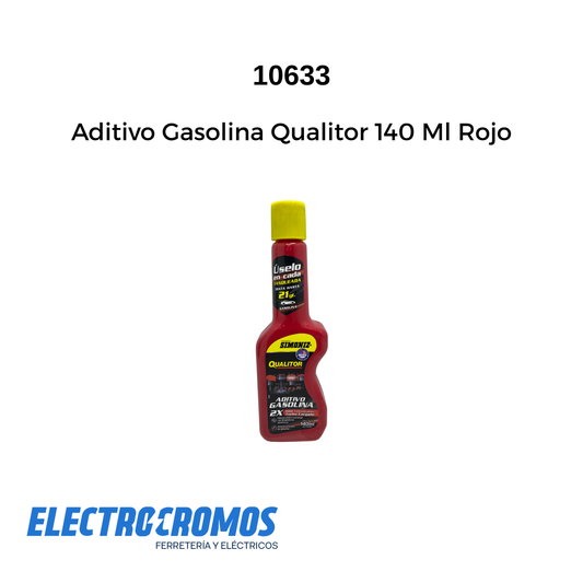 Aditivo Gasolina Qualitor 140 Ml Rojo