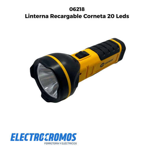 Linterna Recargable Corneta 20 Leds