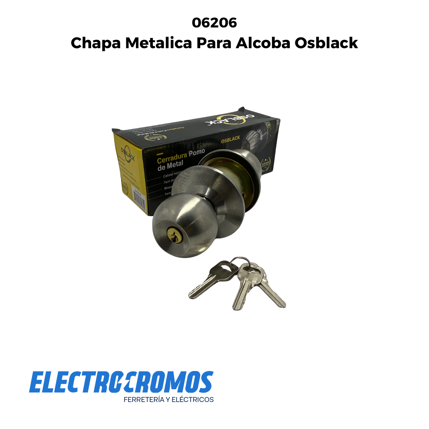Chapa Metalica Para Alcoba Osblack