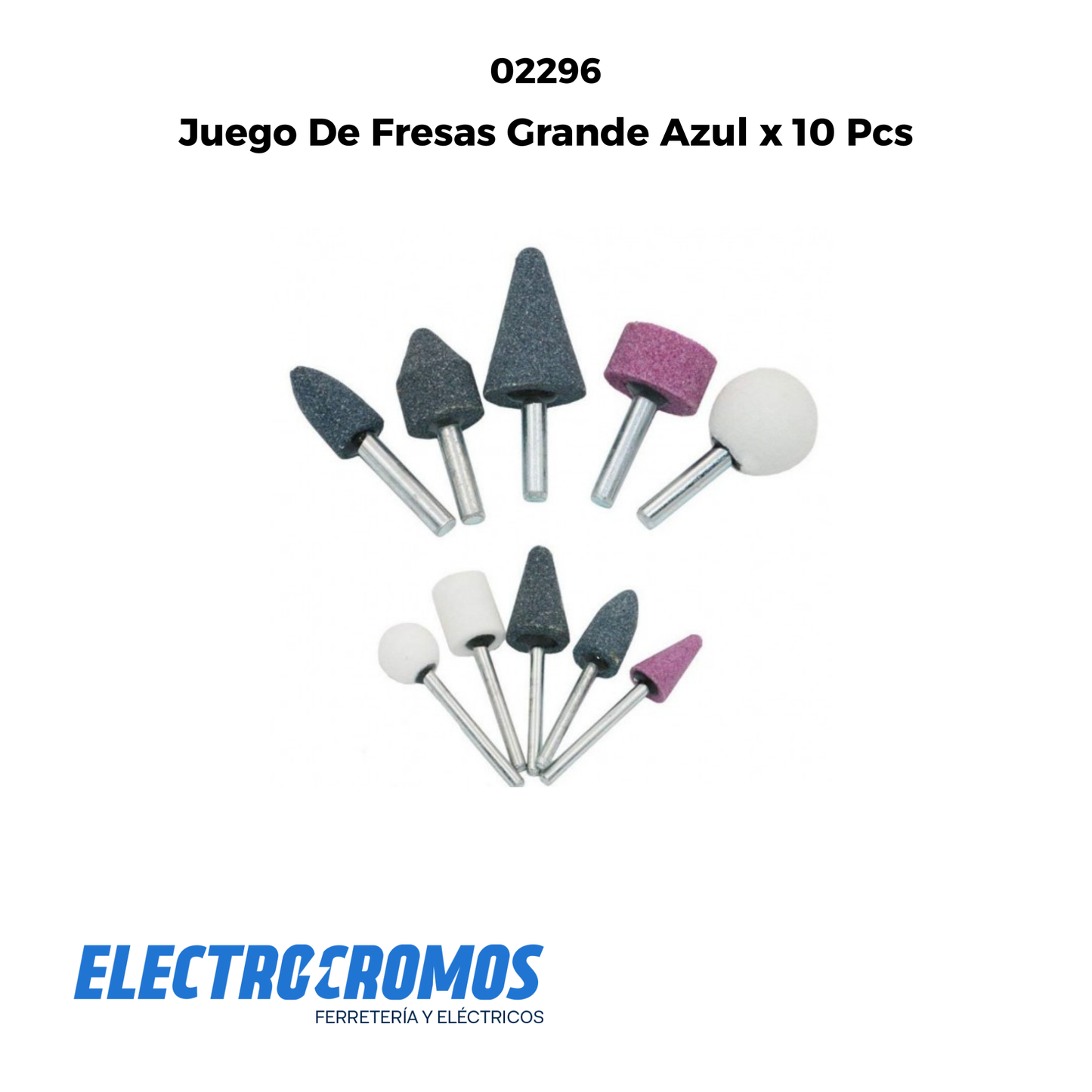Juego De Fresas Grande Azul x 10 Pcs