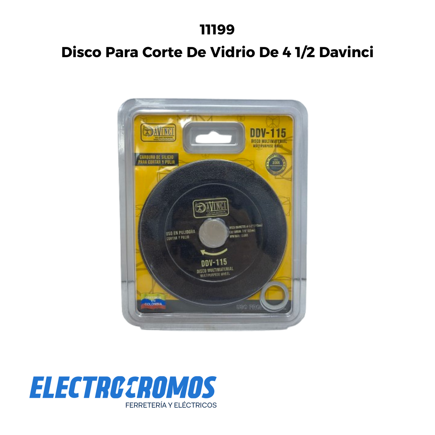Disco Para Corte De Vidrio De 4 1/2 DDV-115