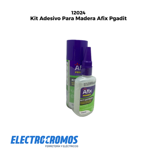 Kit Adesivo Para Madera Afix Pgadit