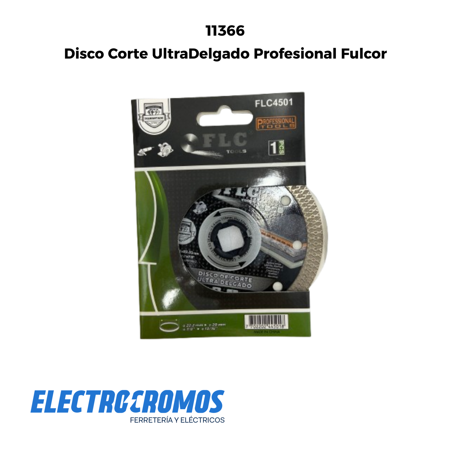 Disco Corte UltraDelgado Profesional Fulcor