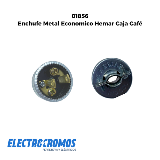Enchufe Metal Economico Hemar Caja Café