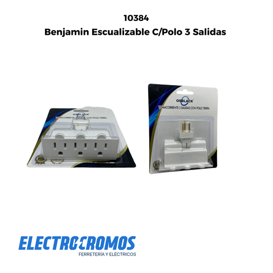 Benjamin Escualizable C/Polo 3 Salidas Proled/Osblack