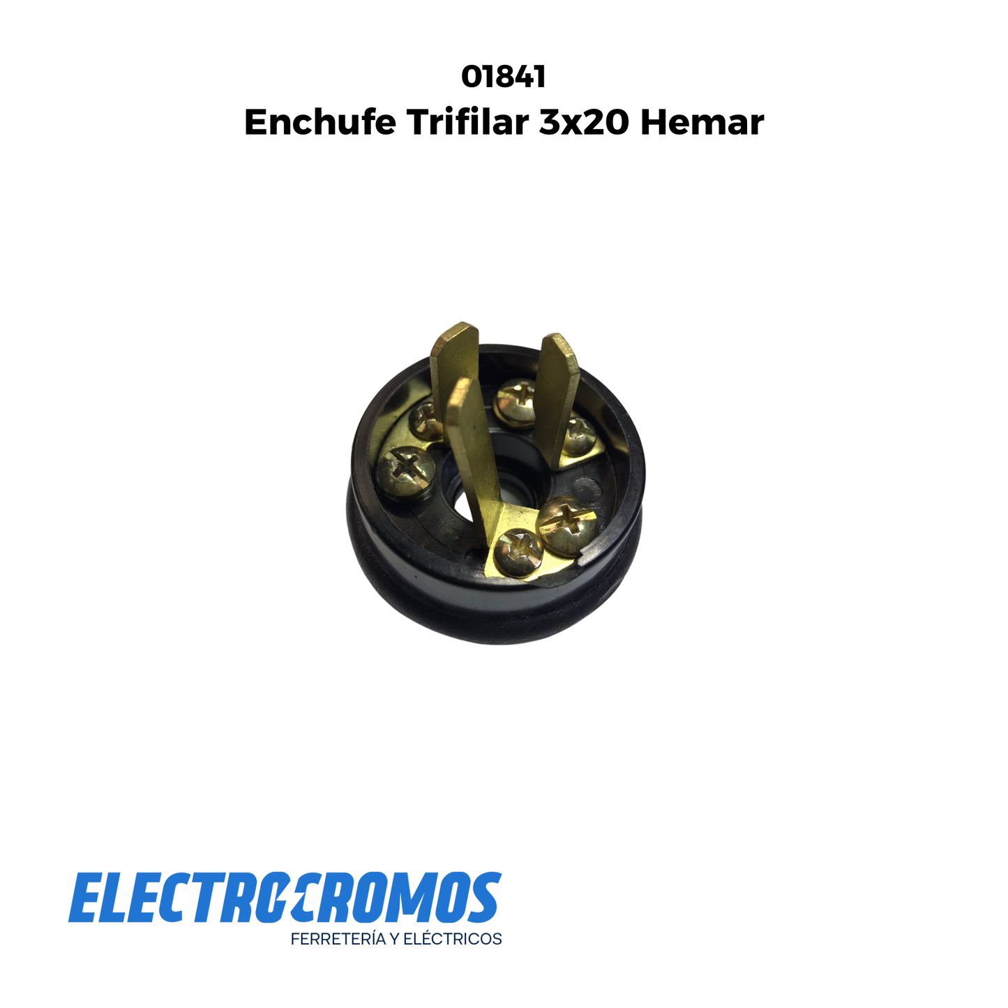 Enchufe Trifilar 3x20 Hemar