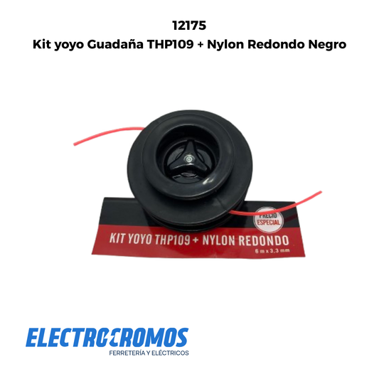Kit yoyo Guadaña THP109 + Nylon Redondo Negro
