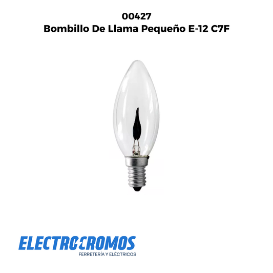 Bombillo De Llama Pequeño E-12 C7F