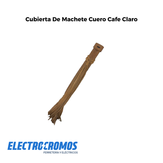 Cubierta De Machete Cuero Cafe Claro