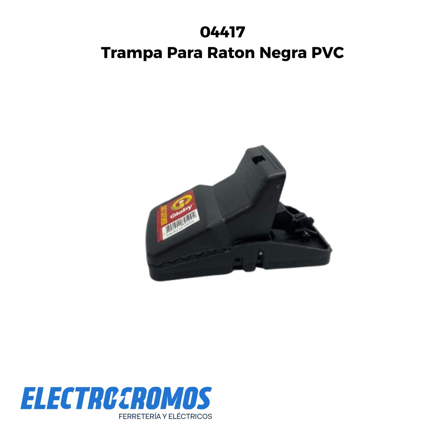 Trampa Para Raton Negra PVC