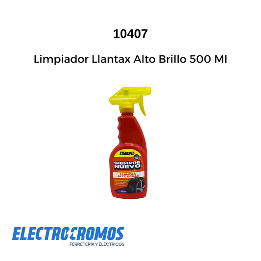 Limpiador Llantax Alto Brillo Simoniz 500 Ml