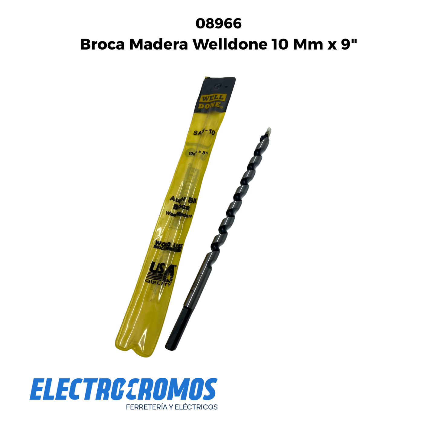 Broca Madera Welldone 10 Mm x 9"