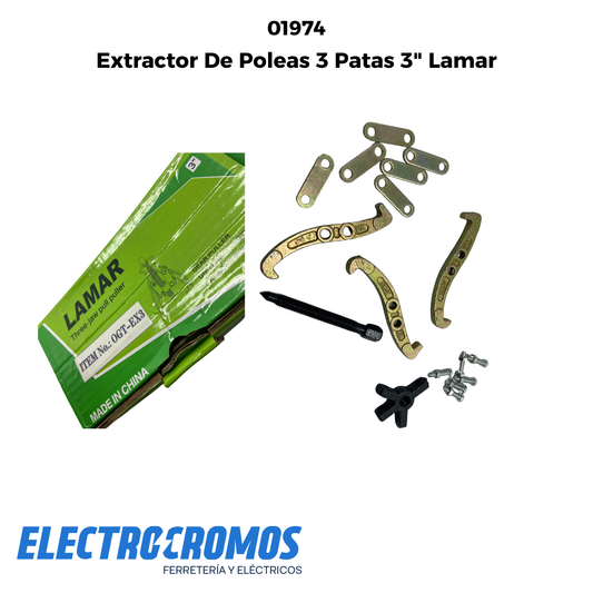Extractor De Poleas 3 Patas 3" Lamar