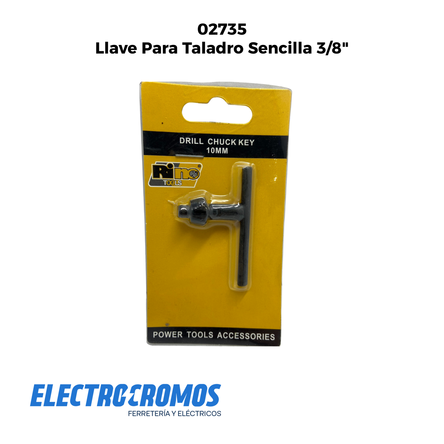 Llave Para Taladro Sencilla 3/8"