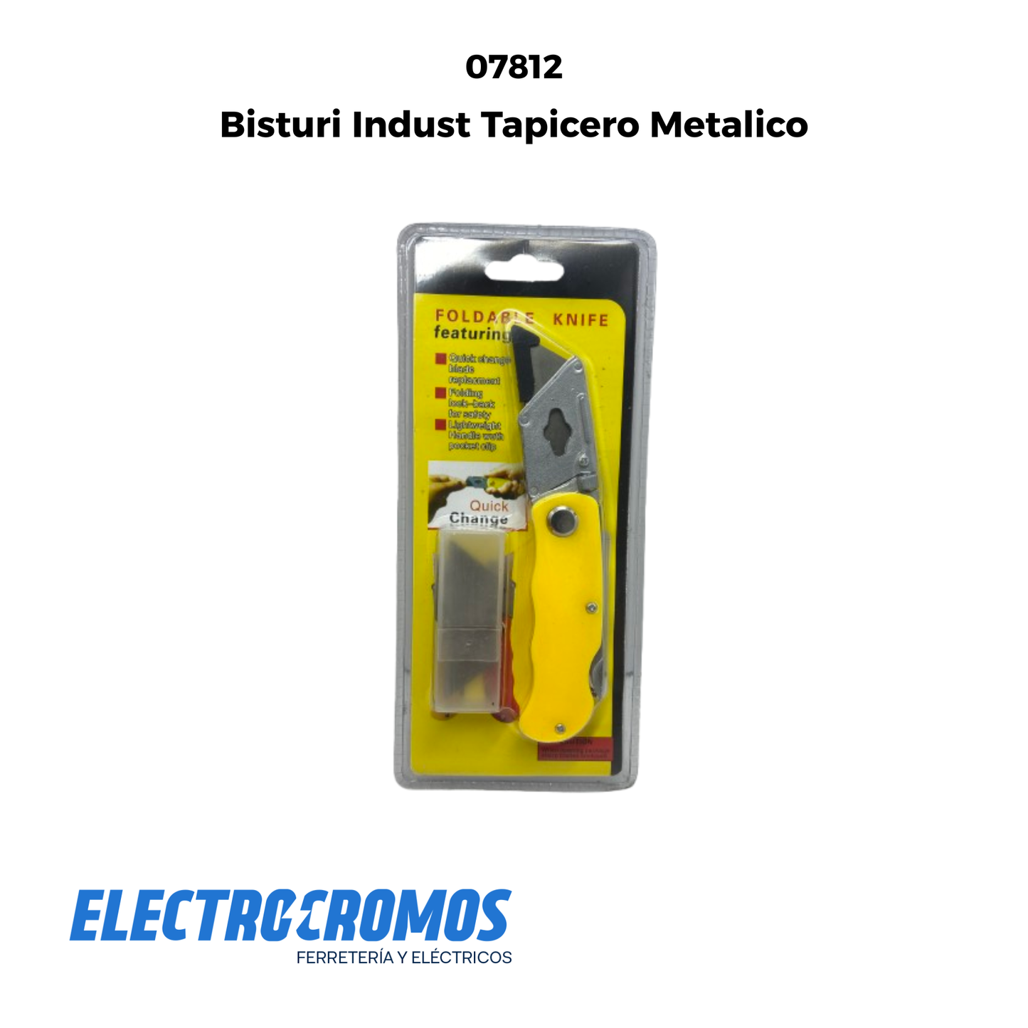 Bisturi Indust Tapicero Metalico