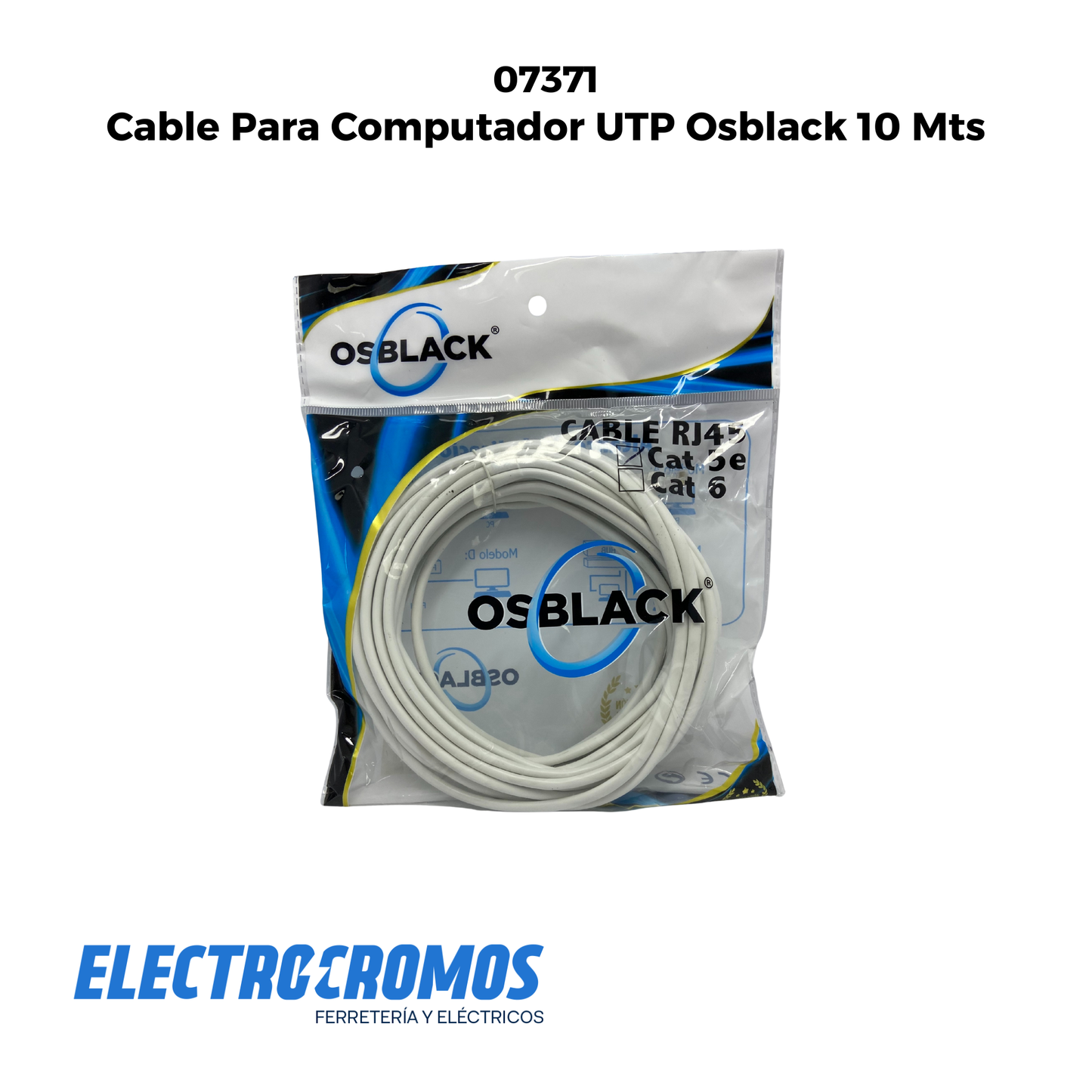 Cable Para Computador UTP Osblack 10 Mts G851-10
