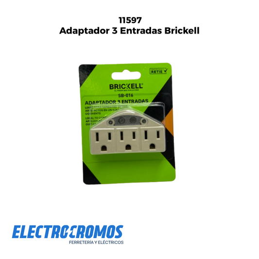 Adaptador 3 Entradas Brickell