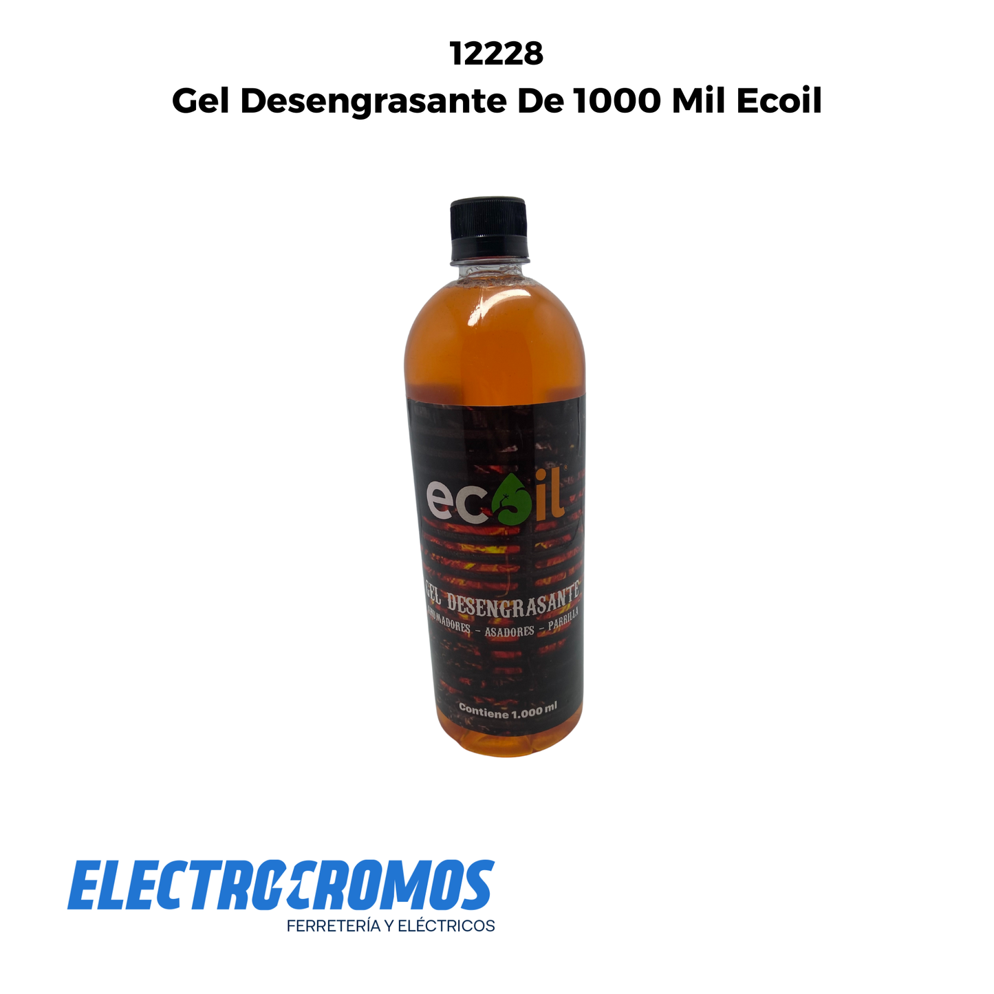 Gel Desengrasante De 1000 Mil Ecoil