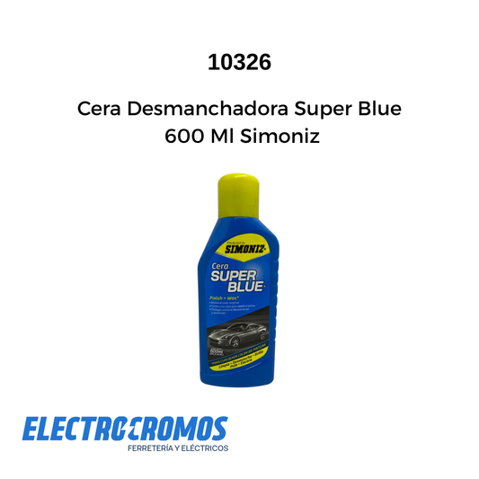 Cera Desmanchadora Super Blue  600 Ml Simoniz