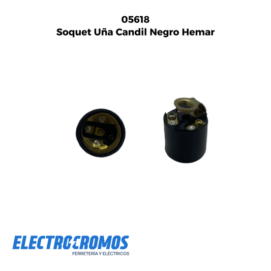 Soquet Uña Candil Negro Hemar