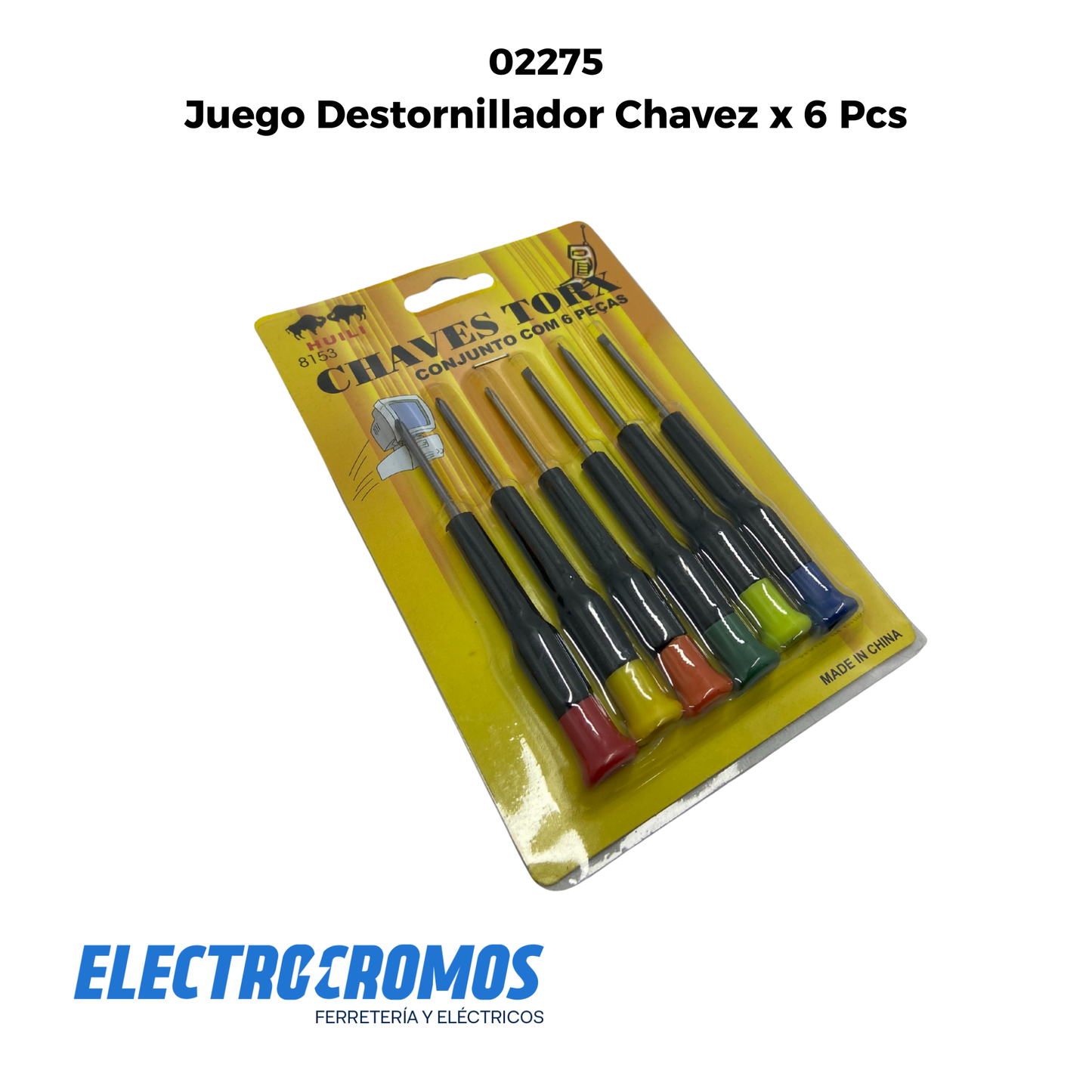 Juego Destornillador Chavez x 6 Pcs