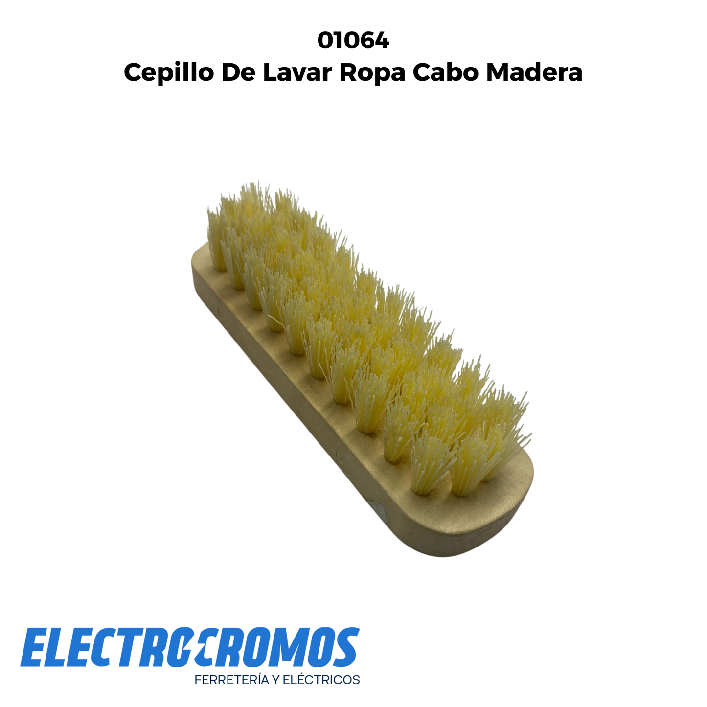 Cepillo De Lavar Ropa Cabo Madera