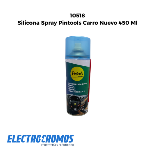 Silicona Spray Pintools Carro Nuevo 450 Ml