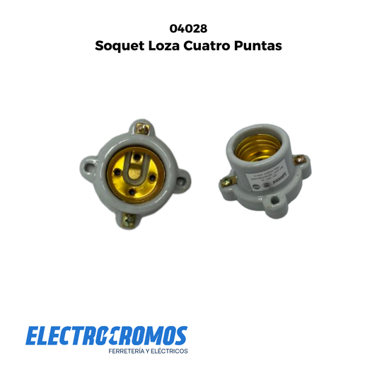 Soquet Loza Cuatro Puntas