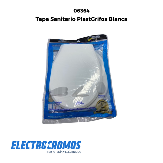 Tapa Sanitario PlastGrifos Blanca