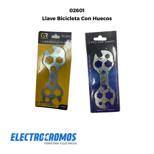 Llave Bicicleta Con Huecos