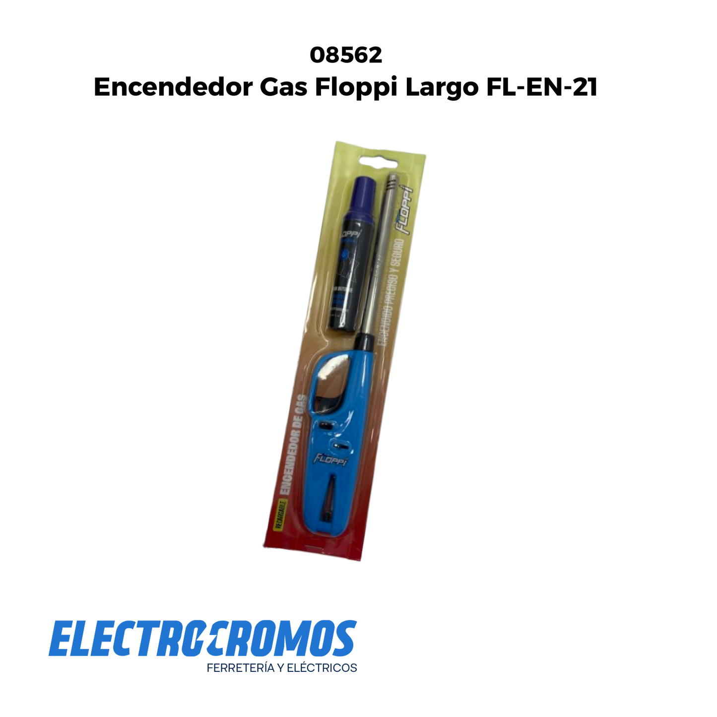 Encendedor Gas Floppi Largo FL-EN-21