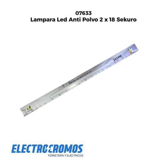 Lampara Led Anti Polvo 2 x 18 Sekuro