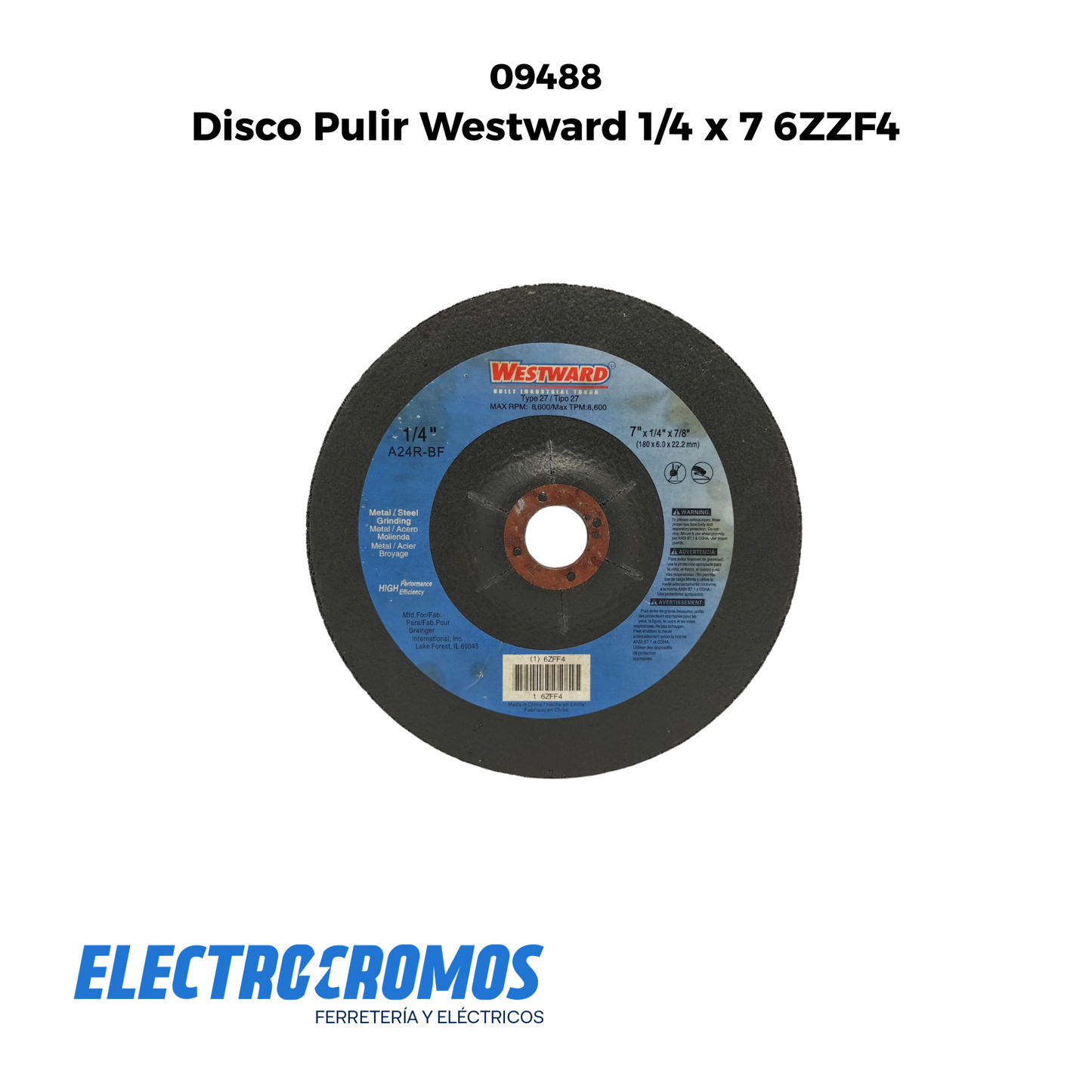 Disco Pulir Westward 1/4 x 7 6ZZF4