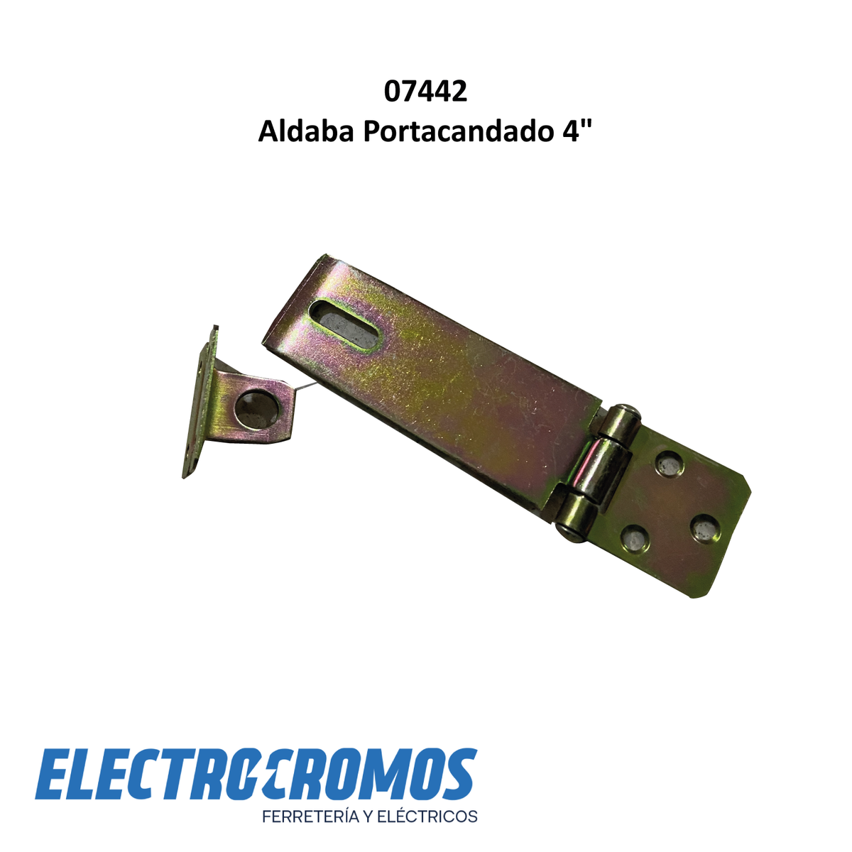 Aldaba Portacandado 4"